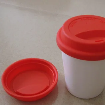 9.5 cm Silikon Evrensel Streç Kapaklar Çay Kahve Sızdırmazlık Kapakları Yeniden Kullanılabilir Gıda Taze Kapak Silikon Yalıtım Anti-Toz Bardak Kapağı