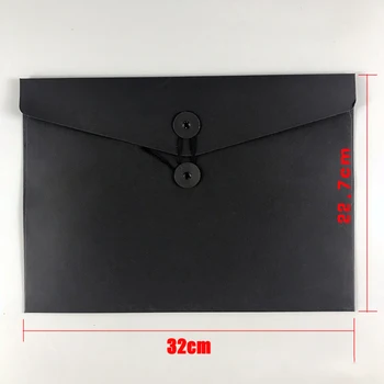 A4 / A5 Kraft Kağıt Zarf Belge Paketleme Çantası Sarma Dosya Çantaları Ofis Malzemeleri Belge saklama çantası 50 Adet