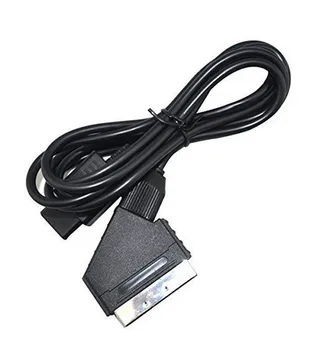 AB 1.8 m PVC RGB Scart Video AV Kablosu Kablosu PAL Nintendo N64 NGC İçin Kurşun