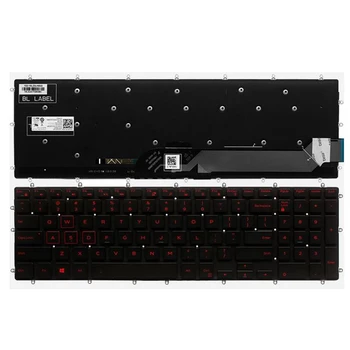 ABD dell için klavye Inspiron 15 5565 5567 Oyun 7566 7567 17 5765 5767 İngilizce laptop klavye kırmızı aydınlatmalı