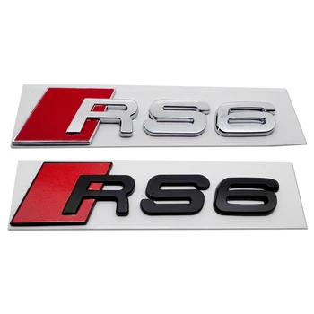 ABS Araba Sticker Audi Sline S3 S4 S5 S6 S7 S8 RS3 RS4 RS5 RS6 RS7 RS8 Logo A3 A4 A5 A6 A7 A8 Amblem Rozet Çıkartması Dekorasyon