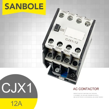 AC Kontaktör CJX1-12/22 3TB41 Ray Dağı Elektrik Kontrol Gümüş Kontak 380V 220V 110V 36V 24V