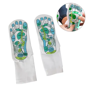 Acupressure Refleksoloji Çorap Fizyoterapi Masaj Rahatlatmak Yorgun Ayak Refleksoloji Çorap 1 Çift Ayak Noktası Çorap