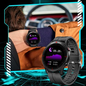 ADASHER P05 Siyah Bluetooth akıllı saat Çağrı Spor Bilezik Özel İzle Yüz Kablosuz Şarj Erkekler Spor Smartwatch