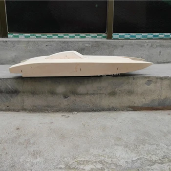 Ahşap Katamaran Sürat Teknesi Katamaran Uzaktan Kumandalı Tekne Modeli El yapımı Tekne model seti