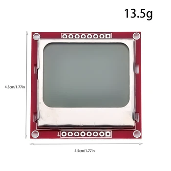 Akıllı Elektronik LCD modül ekran Monitör adaptörü PCB 84 * 48 84x84 lcd 5110 Nokia 5110 Ekran Arduino için