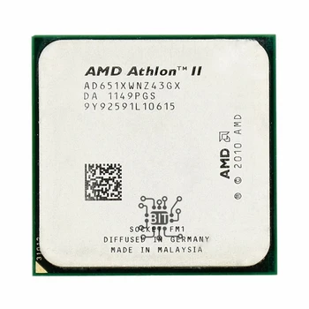 AMD Athlon II X4 651X4 651X X4 651 K 3.0 GHz Dört Çekirdekli CPU İşlemci AD651KWNZ43GX / AD651XWNZ43GX Soket FM1