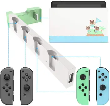 Anahtarı JoyCons Denetleyici şarj doku Standı İstasyonu Tutucu Nintendo Anahtarı NS için JoyCons Oyun Desteği Dock Şarj