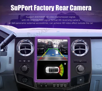 Android 11 Araba Radyo Ford F250 F350 F450 F650 2009-128GB Çift Sistem GPS Navigasyon Multimedya Oynatıcı Otomatik Stereo Ünitesi