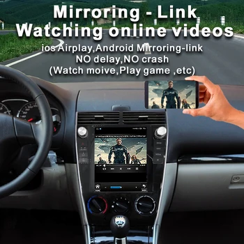 Android 11 AutoStereo Tesla Tarzı Ekran Android Otomatik Multimedya Mazda 6 2004-İçin Araba Radyoları Araba Radyo Bluetooth ile