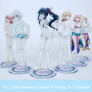 Anime Benim Gençlik Romantik Komedi Yanlış, Beklediğim Gibi Yuigahama Yui Yukinoshita Yukino Akrilik Standı Şekil Öğrenci Modeli