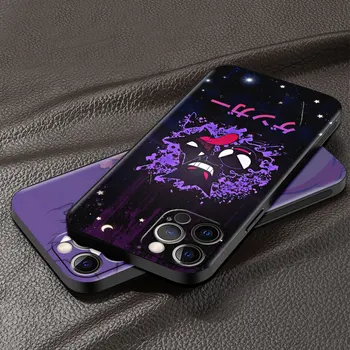 Anime Pokemon Durumda iPhone 14 Artı 13 12 Mini 11 Pro Max 7 8 6 6S 10 14 + XR X XS Silikon Siyah Yumuşak Telefon Coque Moda