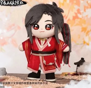 Anime Tian Guan Ci Fu Resmi Orijinal Xie Lian Hua Cheng Peluş Bebek 20 cm Ayakta duruş Bebek MDZS Hediyeler Cadılar Bayramı Tatil