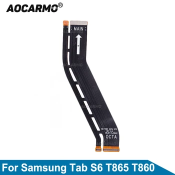 Aocarmo Samsung Galaxy Tab Için S6 T865 T860 SM-T865 LCD Ekran Bağlantı Ana Anakart Flex Kablo Yedek parça