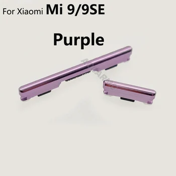 Aocarmo Xiaomi 8 / 9 / 9se Mi8 Mi9 Mi9 SE Güç Açık / Kapalı Ses Yukarı Aşağı Anahtarı Yan Düğmeler Anahtar Yedek parça