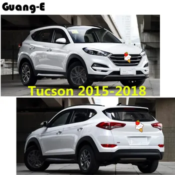 Araba ABS Dekorasyon Sopa Dikiz Kaş Yan Cam Ayna Trim Çerçeve Parçası Hood İçin 2 Adet Hyundai Tucson 2016 2017 2018