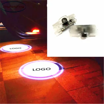 Araba aksesuarları 2 adet/takım Led araba nezaket lambası araba kapı Logosu projektör karşılama lazer ışıkları SUBARU BRZ için otomobil modelleme