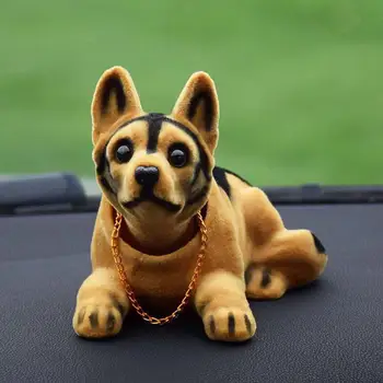 Araba Bebek Köpek Husky Beagle St Bernard Chihuahua Sallamak Dekorasyon Kafa Süsleme İç Dekorasyon Sevimli Köpek Yaratıcı Araba Tab E7T3