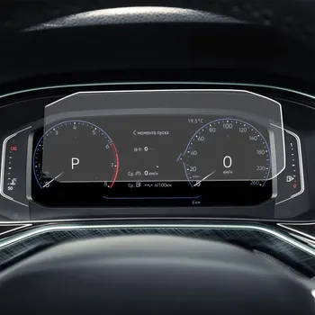 Araba Dashboard koruyucu film Volkswagen VW Polo Liftback 2020 LCD ekran Temperli cam koruyucu film aksesuarları