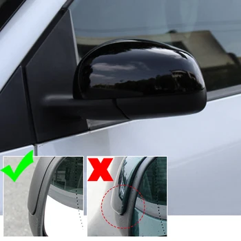 Araba Dış Styling Koruma Sticker Siyah Plastik Dekorasyon Modifikasyon Aksesuarları Mercedes Smart 453 İçin Fortwo Forfour
