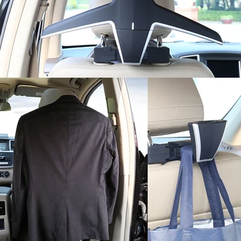 Araba Elbise Askısı araba için çok işlevli Koltuk Kanca Askı Kafalık manto askısı Yüksek Kaliteli Giysiler Takım Elbise Tutucu Ayı Yük 20 kg