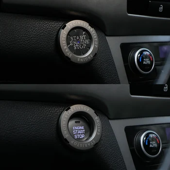 Araba Kontak Anahtarı Koruma Kapağı Arabalar Motor Ateşleme Start Stop düğme kapağı Motosiklet Başlangıç Halkası Araba İç Aksesuar