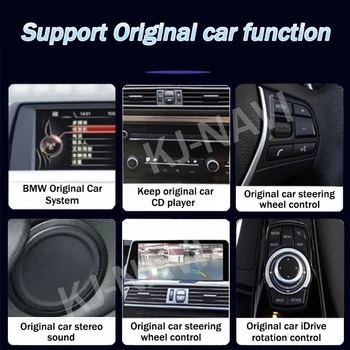 Araba Multimedya Oynatıcı İçin BMW X1 X2 F48 F49 GPS Navigasyon NBT EVO 12.3 İnç Otomatik Monitör CarPlay Stereo Radyo Android 12