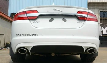 Araba Styling Yüksek Kalite PU Malzeme Boyasız Renk Arka Çatı Kanat Dudak Bagaj Spoiler Kanat Jaguar XF 2012 Için 2013