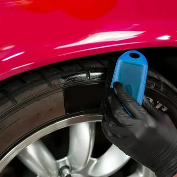 Araba Temizleme Aracı Otomatik Parlatma Yıkama Sünger Fırça Lastik Ağda Detaylandırma Yıkama Fırçaları Kapaklı Araba Aksesuarları 5. 5x12x7cm