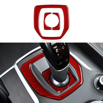 Araba Vites Kapağı Merkezi Konsol Paneli Sticker Karbon Fiber Trim için Alfa Romeo Giulia 952 Stelvio 949 2017-2019 Aksesuar