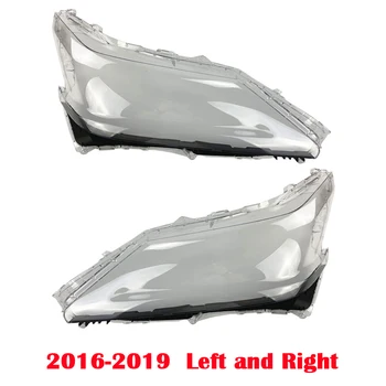 Araba Ön Far Kapağı Far Abajur Lamba Kapağı Lexus LX İçin LX570 2011-2019 Kafa lamba ışığı kapakları cam Lens Kabuk Kapakları