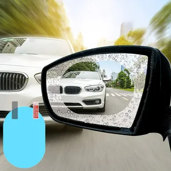 Arabalar Ayna Pencere Şeffaf Film Anti Dazzle dikiz aynası koruyucu film Su Geçirmez Yağmur Geçirmez Anti Sis Araba Sticker Aksesuarları