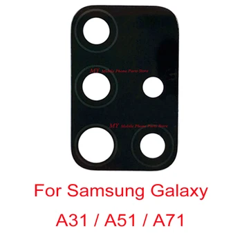 Arka Arka Kamera Cam Lens Samsung Galaxy A31 A51 A71 Arka Büyük Kamera Lens Cam Kapak Yapışkanlı Etiket Onarım Parçaları