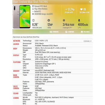 Asus Zenfone Max Plus için (M2) ZB634KL Pil arka kapak Arka Kılıf Kapak Arka Kapak Asus Zenfone Max Plus İçin M2 Parçaları Değiştirme