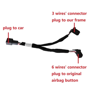 Audi A4 A5 Q5 için Hava Yastığı Düğmesi Bağlantı Kablosu Tehlikesi