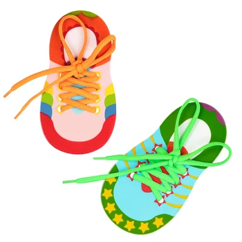 Ayakkabı Kravat Ayakkabı Çocuk Bağlama Practicetying Öğrenmek İçin Diş Öğretim Ayakkabı Bağı Modeli Ayakabı Bağcıkları Ahşap Nasıl