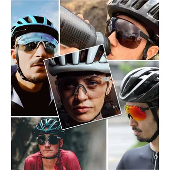 Ayarlanabilir bacaklar TR90 Çerçevesiz Marka Albaoptics Polarize Bisiklet Güneş Gözlüğü Erkekler Spor UV400 Açık Gözlük Rüzgar Geçirmez