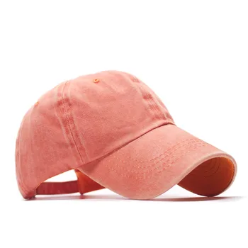 Bahar Yeni Erkekler Yıkanmış Pamuk Nefes güneşlikli kep Kadın Moda Açık Spor Eğlence Açık Düz Renk beyzbol şapkası