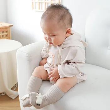 Bahar Yenidoğan Karikatür Hayvan Bebek Çorap Sonbahar Kış Yumuşak Pamuklu Bebek Kız Çorap Bebek Erkek Bebek Çorap Anti Kayma Kat Çorap
