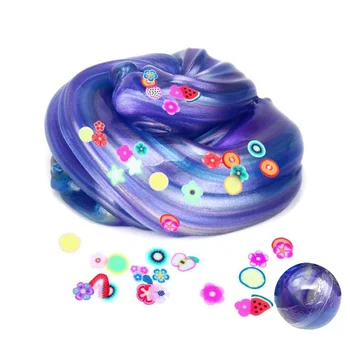 Balçık Topu Kristal Kabarık Oyuncaklar DIY Slimes Bulut Tutkal Yumuşak Kil anti-stres Hafif Hamuru Antistres Oyuncaklar Çocuklar Balçık Toptan