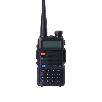 BAOFENG UV-5R Walkie Talkie UHF VHF Çift Bant CB Radyo uv5r VOX El Feneri Çift Ekran FM Verici 5 watt taşınabilir interkom