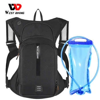 Batı BISIKLET 10L Bisiklet sıvı alımı sırt çantası Ergonomik Ayarlanabilir MTB Bisiklet Çantası Dağcılık Yürüyüş Tırmanma Spor Sırt Çantası