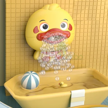 Bebek Banyo Oyuncakları Kabarcık Makinesi Ördek Yengeç Kurbağa Müzik Çocuk Banyo Oyuncak Küvet Otomatik Kabarcık Makinesi Bebek Banyo Oyuncak Çocuklar için