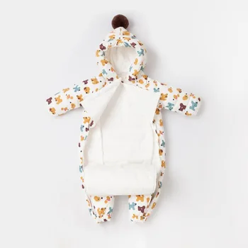 Bebek Giysileri -30 Rus Kış Bebek Aşağı %90 Beyaz Ördek Romper Ceket Yün Ceket Yeni Doğan Kıyafetleri Kız Çocuk Romper Kalınlaştırmak
