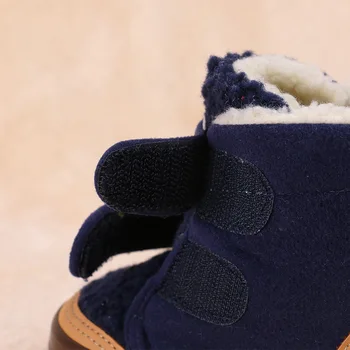 Bebek Çocuk Ayakkabı Pamuk Plus Kadife Ayak Sıcak Sonbahar Ve Kış Çocuk Koruma Bebek Rahat Kızlar Spor Ayakkabı