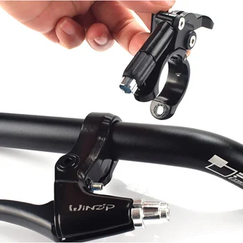 Bisiklet Ön Çatal Tel Kontrol Anahtarı Alüminyum Alaşımlı Uzaktan Kilitleme Kolu Kablo İle Bisiklet Ön Çatal Uzaktan Bisiklet Parçaları XA351Q