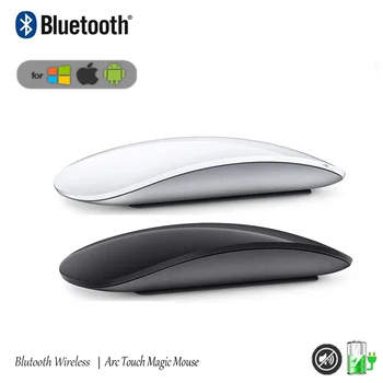 Bluetooth Kablosuz Fare Mini Sessiz Ergonomik Fareler Şarj Edilebilir Ark Dokunmatik Sihirli dizüstü için fare Microsoft Apple Mac iPad