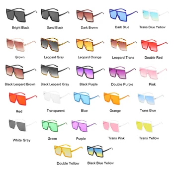 Büyük boy Tarzı Güneş Gözlüğü Kadın Lüks Kare Gözlük Kadın Marka Tasarımcısı Ayna Gözlük Degrade Büyük Çerçeve Oculos De Sol