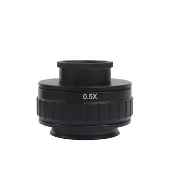 C-mount Lens 0.35 X 0.5 X CTV Trinoküler Stereo Mikroskop İçin 25mm Kamera Arayüzü Mikroskop Kamera Adaptörleri