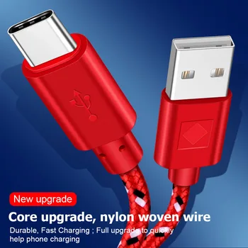 C tipi Cable1m 2m 3m Veri USB şarj aleti kablosu iPhone Xs İçin 8 7 6 Artı Xiaomi 8 Samsung S8 S9 iPad Hızlı Şarj V8 Uzun Tel Kordon